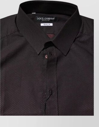 Dolce & Gabbana jacquard cotton long-sleeve dress shirt