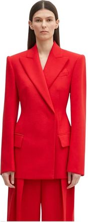 Sportmax Arco Blazer - Dames - Blazers - Rood - 2XL - Wol - Jassen