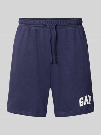 GAP Straight Fit Shorts mit Logo-Stitching Modell Arch in Marine, Gr&ouml;&szlig;e XXL