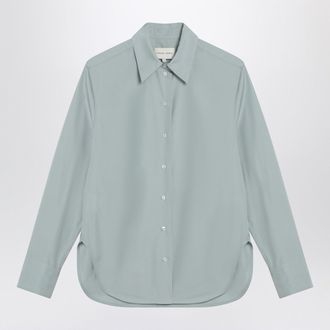 Loulou Studio Gray Fog Shirt In Cotton