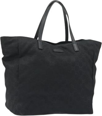 Gucci Pre-owned Nylon gucci-bags - Dames - Vintage Shopper - Zwart - ONE Size - Nylon - Vintage