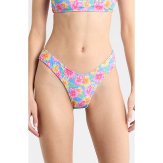 Rip Curl Malibu Cove Reversible Bare Bikini Bottoms in Blue at Nordstrom, Size Xx-Small