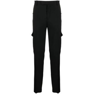 Alexander McQueen Slim-fit Broeken - Heren - Slim Fit Broeken - Zwart - XL - Broeken