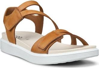 Ecco Soft Three Strap Sandal in Lion at Nordstrom, Size 10-10.5Us