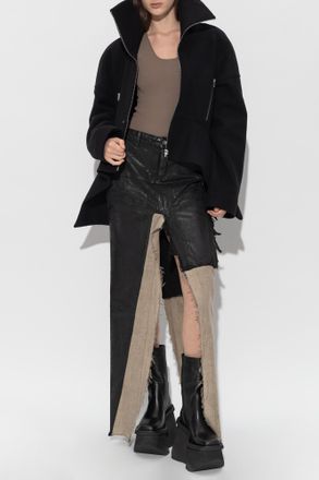 Rick Owens Wool Jacket Draculimo, Womens, Black