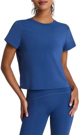 Spanx Keep Chill T-Shirt in Faded Indigo at Nordstrom, Size X-Small