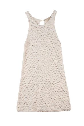 Vanessa Bruno Macram&eacute; Dress - Beige