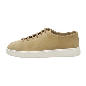 Santoni Sneakers - Heren - Schoenen - Beige - Maat: 45 EU