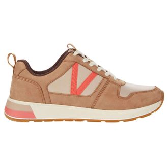 Vionic Curran Rechelle Nubuck Womens Lace Up Trainers - Toffee - Size:UK 7.5