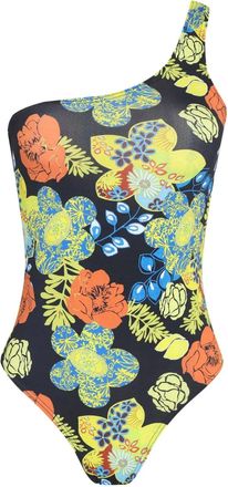 Amir Slama Costume intero monospalla - Nero