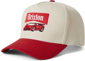 Brixton Champion Netplus Snapback Baseball Cap in Adrenaline Rush/Whitecap at Nordstrom