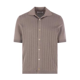 Brunello Cucinelli Knitted Cotton Cardigan - male - Brunello Cucinelli - Cardigans - Brown - 2XL - Knitwear