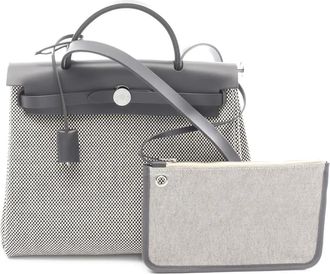 Herm&egrave;s 2025 Herbag PM shopper - Wit