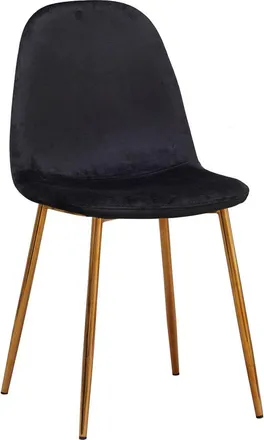 Regalos Miguel Regalos Miguel - Sillas Comedor - Silla Golden Teok Terciopelo - Negro