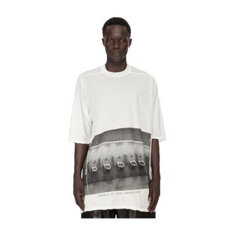 Rick Owens T-Shirts, male, Multicolor, Size: S Oversized T-shirt