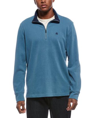 Brooks Brothers Knit Solid 1/4-Zip Pullover