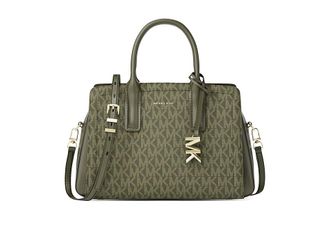 Michael Kors Laila Small Satchel Satchel Womens Handbags Ivy, Polyester/Twill