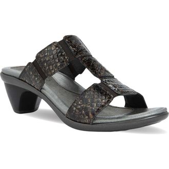Naot Form Sandal in Reptile/Walnut at Nordstrom, Size 10Us