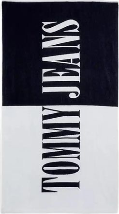Tommy Jeans Strandhanddoek Archives Block - Heren - Handdoeken - Blauw - ONE Size - Katoen - Home