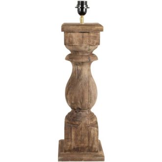 Light & Living Light & Living - L&aacute;mpara De Mesa - Cadore - Marr&oacute;n - Madera