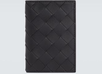 Bottega Veneta Intrecciato leather card holder