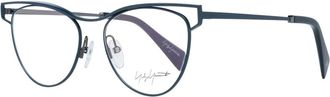 Yohji Yamamoto Bicolor Metalen Bril - Dames - Brillen - Blauw - ONE Size - Accessoires