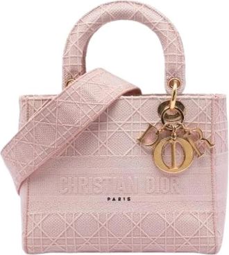 Dior Pre-owned Lady D-Lite - Dames - Vintage Handtas - Roze - ONE Size - Vintage