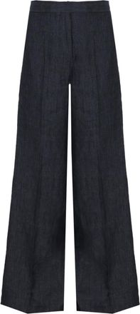 Max Mara Dark Grey Flared Pants