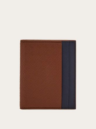 Ferragamo Men Ferragamo Monogram credit card holder Brown