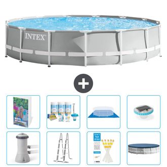 Intex Piscina Prism Frame Redonda - 457x107 Cm - 9-piezas S576