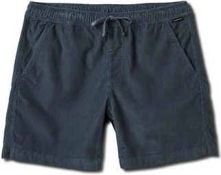 Quiksilver Taxer Corduroy Drawstring Shorts in Granite Gray at Nordstrom Rack, Size X-Large