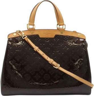 Louis Vuitton Pre-owned Monogram Vernis Blair GM Tote Bag - Dames - Vintage Handtas - Bruin - ONE Size - Leer - Vintage