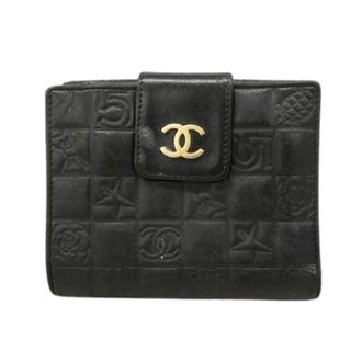 Chanel Pre-owned Wallets, female, Black, Size: ONE SIZE Pre-owned Wallet (bi-fold)