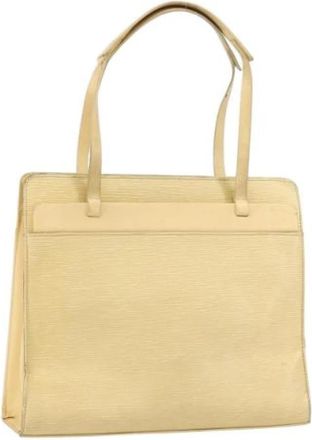 Louis Vuitton Pre-owned Vintage Tote Bag - Dames - Vintage Shopper - Beige - ONE Size - Leer - Vintage