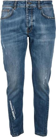 Costume National Moderne Jeans met Elastaanmix - Heren - Slim Fit Jeans - Blauw - W30 - Katoen - Jeans