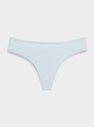Miiyu Womens Plain thong Cotton