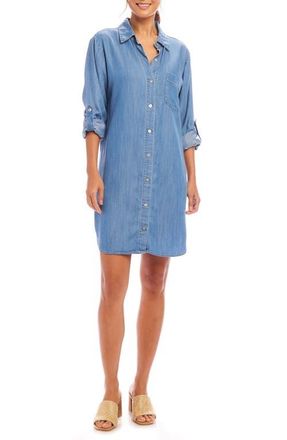 Karen Kane Chambray Shirtdress at Nordstrom, Size Small
