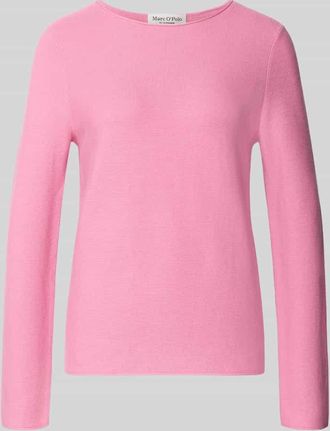 Marc O'Polo Regular Fit Strickpullover aus reiner Baumwolle in Rosa, Gr&ouml;&szlig;e XXL