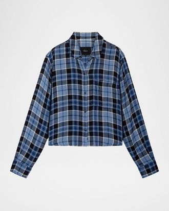 Rails Malin Boxy Plaid Twill Shirt