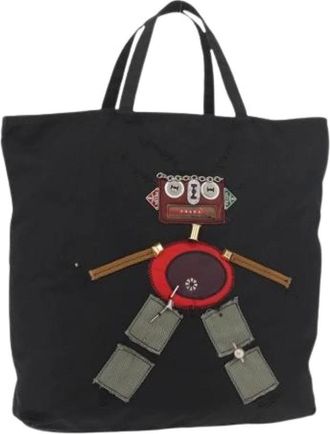 Prada Pre-owned Tote Bags, female, Black, Size: ONE SIZE Pre-owned Tote Bag