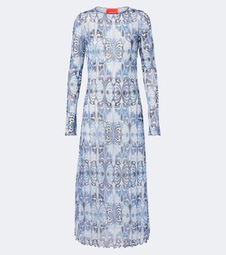 La DoubleJ Vestido midi Slinky Swing estampado