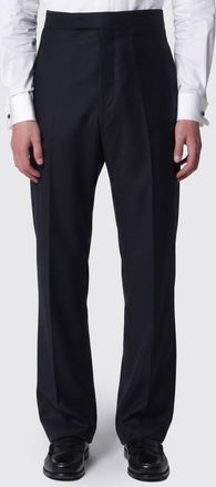 Thom Browne Pantaloni sartoriali slim fit in pura lana con chiusura decentrata