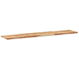 Berkfield Home Compact Floating Shelves 2 pcs 140x30x2 cm Oil Finished Solid Woo in Brown | Size: 140 x 30 x 2 cm