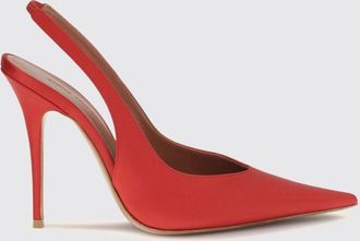Amina Muaddi Slingback Anok in raso di seta
