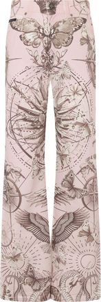 Philipp Plein Straight Cut Jeans Butterfly Tattoo