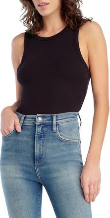 Favorite Daughter The Favorite Rib Tank in Black at Nordstrom, Size X-Large