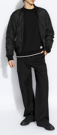 Dolce & Gabbana Printed Sweatshirt, Mens, Black