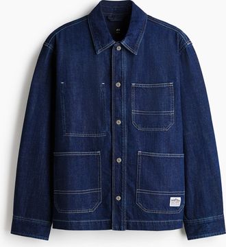 H&M Overshirt aus Denim - Blue