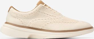 Cole Haan Mens &Oslash;riginal Grand Cityspectre Stitchlite Oxford Shoes - Beige Size 10.5
