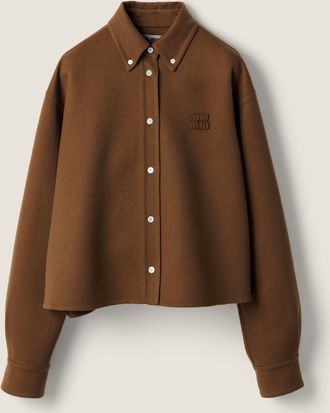 Miu Miu Double cashmere shirt